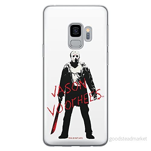 ERT GROUP mobiltelefonfodral för Samsung S9 originalt och officiellt licensierat Horror mönster Friday the 13th 017 optimalt anpassad till formen på mobiltelefonen, fodral tillverkad av TPU plast 5905511119249