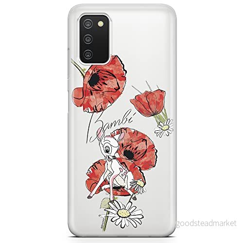 ERT GROUP mobiltelefonfodral för Samsung A03S originalt och officiellt licensierat Disney mönster Bambi 002 optimalt anpassad till formen på mobiltelefonen, gedeeltelijk transparant 5903932997071
