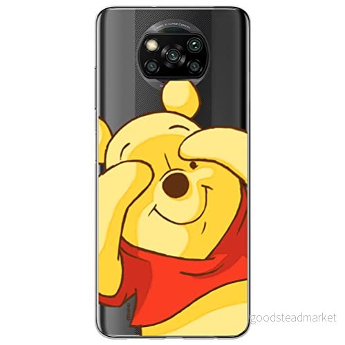 ERT GROUP mobiltelefonfodral för Xiaomi POCOPHONE X3 originalt och officiellt licensierat Disney mönster Winnie the Pooh and friends 033, gedeeltelijk transparant 5903537129266