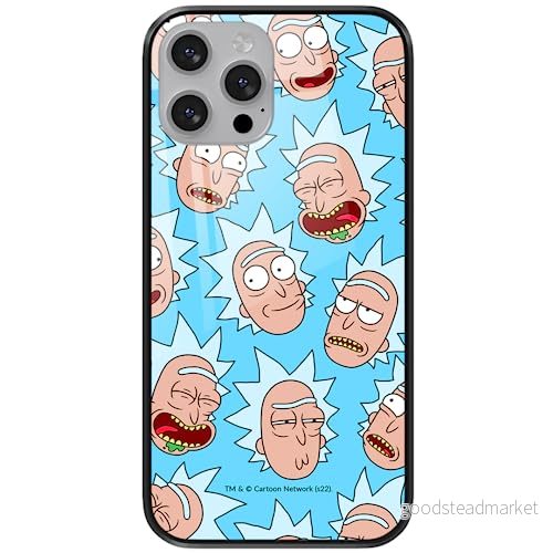 ERT GROUP mobiltelefonfodral för Apple Iphone 13 MINI originalt och officiellt licensierat Rick and Morty mönster & 015 tillverkad av härdat glas, skyddsfodral 5905511136109