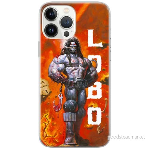 ERT GROUP mobiltelefonfodral för Huawei P30 Lite originalt och officiellt licensierat DC mönster Lobo 003 Vit optimalt anpassad till formen på mobiltelefonen, fodral tillverkad av TPU plast 5902980661552