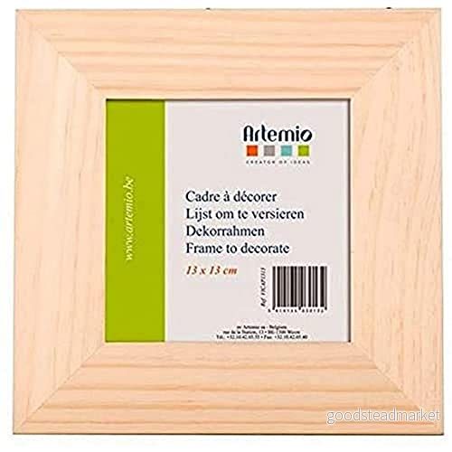 Artemio 13 x cm fotoram i trä, beige 5414135030132 Artemio 13 x cm fotoram i trä, beige 5414135030132