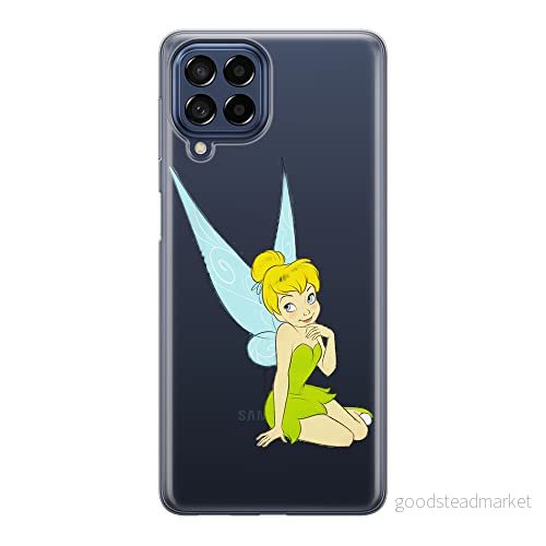 ERT GROUP mobiltelefonfodral för Samsung M33 5G originalt och officiellt licensierat Disney mönster Tinker Bell 005 optimalt anpassad till formen på mobiltelefonen, gedeeltelijk transparant 5905511353407