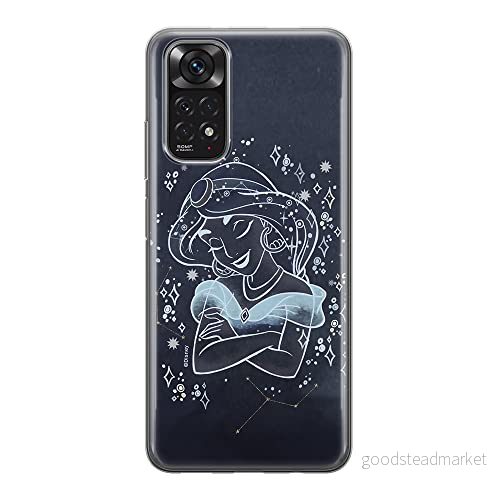 ERT GROUP mobiltelefonfodral för Xiaomi REDMI NOTE 11S 4G / 11 originalt och officiellt licensierat Disney mönster Jasmine 007, fodral tillverkad av TPU plast 5905511556594