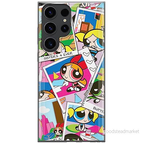 ERT GROUP mobiltelefonfodral för Samsung S23 ULTRA originalt och officiellt licensierat The Powerpuff Girls mönster 019, fodral tillverkad av TPU plast 5905511966805