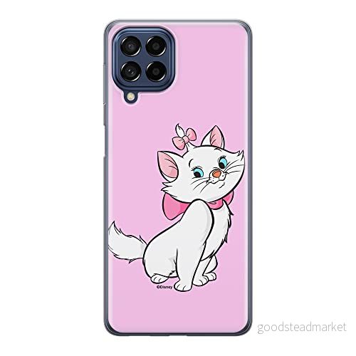 ERT GROUP mobiltelefonfodral för Samsung M53 5G originalt och officiellt licensierat Disney mönster Marie 007 optimalt anpassad till formen på mobiltelefonen, fodral tillverkad av TPU plast 5905511388904