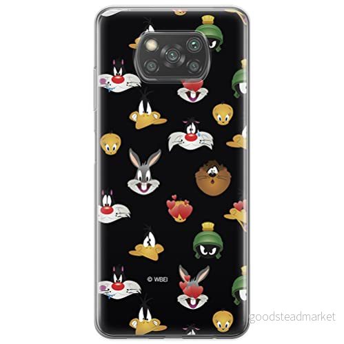 ERT GROUP mobiltelefonfodral för Xiaomi POCOPHONE X3 originalt och officiellt licensierat Looney Tunes mönster 007 optimalt anpassad till formen på mobiltelefonen, fodral tillverkad av TPU plast 5903537126135