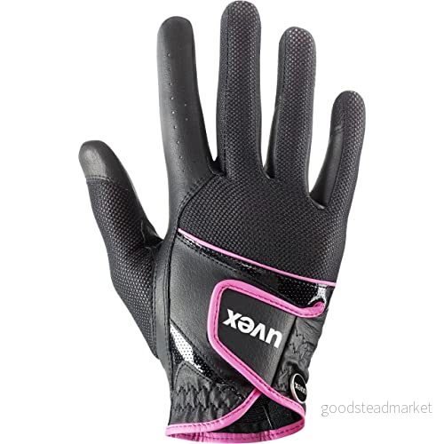 uvex sumair flexibel ridhandske för dam och herr hållbar optimal ventilation black pink 6 4043197322216