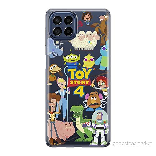 ERT GROUP mobiltelefonfodral för Samsung M53 5G originalt och officiellt licensierat Disney mönster Toy Story 003 optimalt anpassad till formen på mobiltelefonen, gedeeltelijk transparant 5905511394448