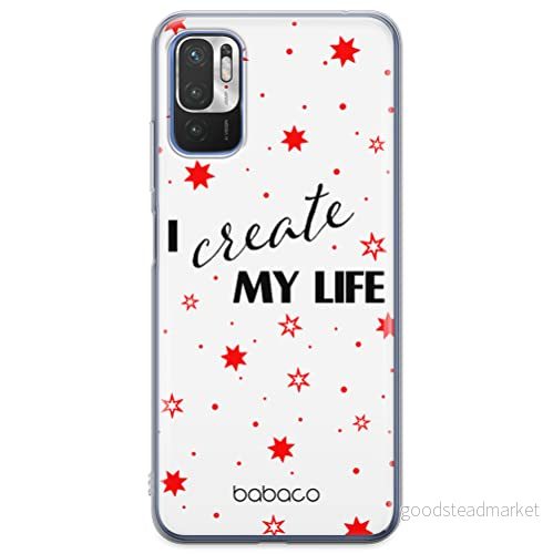 ERT GROUP mobiel telefoonhoesje voor Xiaomi REDMI NOTE 10 5G / POCO M3 PRO origineel en officieel erkend Babaco patroon Positive vibes 006, gedeeltelijk bedrukt 5903932963236