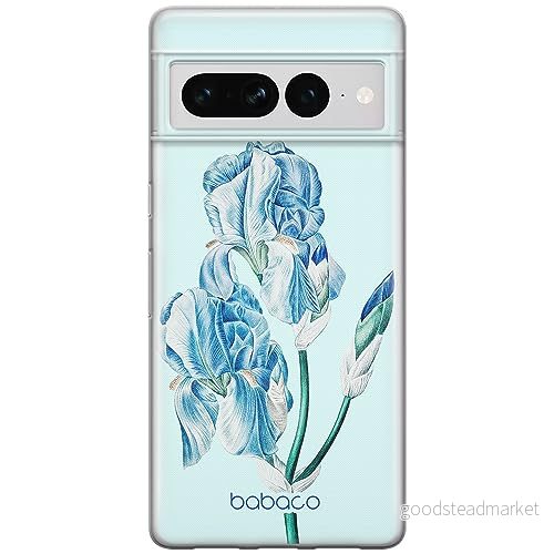 ERT GROUP mobiltelefonfodral för Google PIXEL 7 PRO originalt och officiellt licensierat Babaco mönster Flowers 025 optimalt anpassad till formen på mobiltelefonen, fodral tillverkad av TPU plast 5905795172381