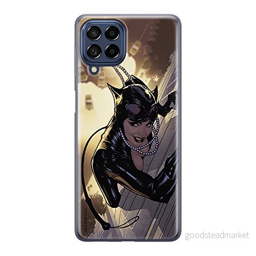 ERT GROUP mobiltelefonfodral för Samsung M33 5G originalt och officiellt licensierat DC mönster Catwoman 006 optimalt anpassad till formen på mobiltelefonen, fodral tillverkad av TPU plast 5905511341718