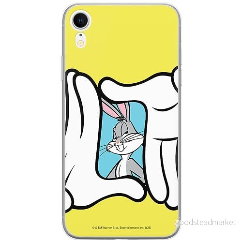ERT GROUP mobiltelefonfodral för Iphone XR originalt och officiellt licensierat Looney Tunes mönster Bugs 025 optimalt anpassad till formen på mobiltelefonen, fodral tillverkad av TPU plast 5905795091750