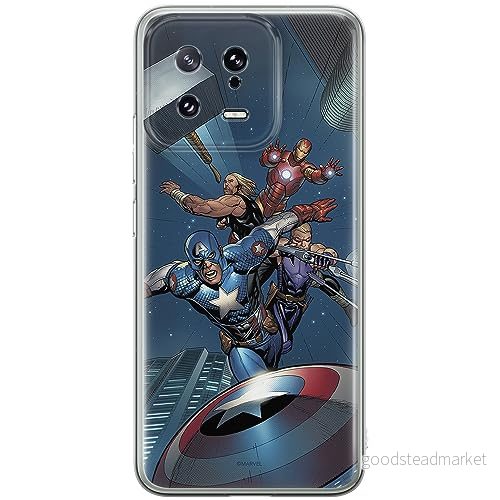 ERT GROUP mobiltelefonfodral för Xiaomi 13 originalt och officiellt licensierat Marvel mönster Avengers 008 optimalt anpassad till formen på mobiltelefonen, fodral tillverkad av TPU plast 5905511914103