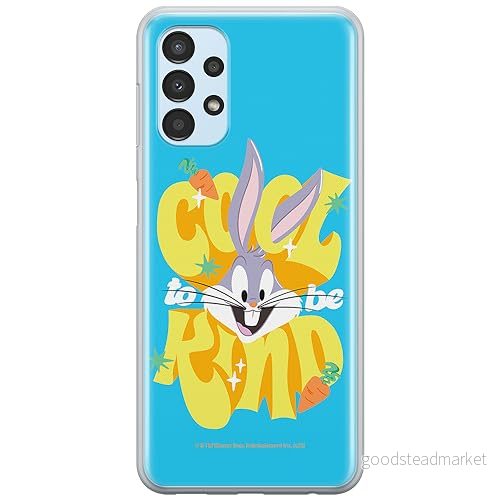 ERT GROUP mobiltelefonfodral för Samsung A13 4G originalt och officiellt licensierat Looney Tunes mönster Bugs 014 optimalt anpassad till formen på mobiltelefonen, fodral tillverkad av TPU plast 5905795076955