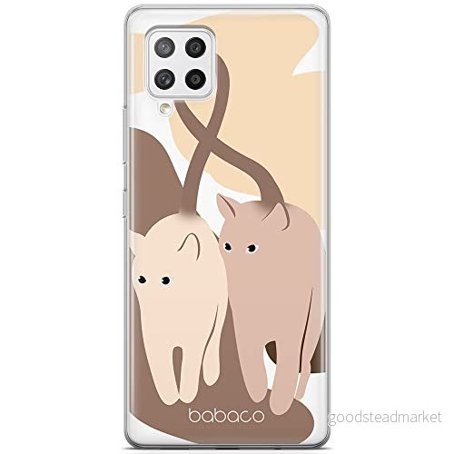 ERT GROUP mobiltelefonfodral för Samsung A42 5G originalt och officiellt licensierat Babaco mönster Cats 002 optimalt anpassad till formen på mobiltelefonen, fodral tillverkad av TPU plast 5905131085719