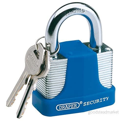Draper 64180 hänglås i rullat stål 40 mm 5010559641802