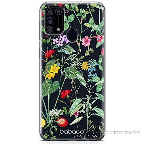 ERT GROUP mobiltelefonfodral för Samsung M31 originalt och officiellt licensierat Babaco mönster Flowers 041 optimalt anpassad till formen på mobiltelefonen, fodral tillverkad av TPU plast 5905131312570