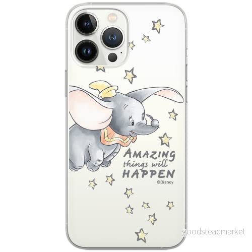 ERT GROUP mobiltelefonfodral för Xiaomi MI 10T 5G / PRO originalt och officiellt licensierat Disney mönster Dumbo 010 anpassad till formen på mobiltelefonen, gedeeltelijk transparant 5903040348673