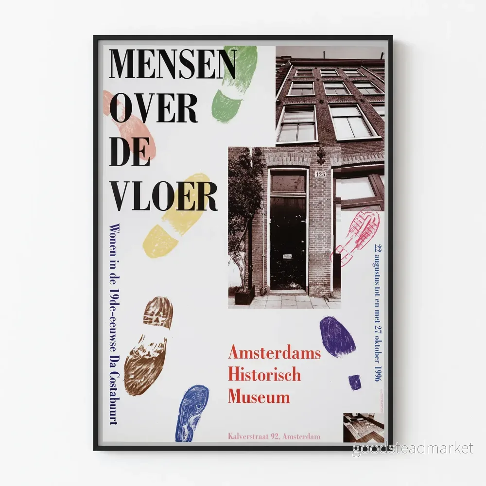 Affisch Utställning Amsterdams Historiska Museum 1996