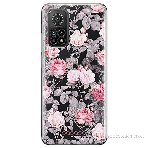 ERT GROUP mobiltelefonfodral för Xiaomi MI 10 LITE originalt och officiellt licensierat Babaco mönster Flowers 054 optimalt anpassad till formen på mobiltelefonen, gedeeltelijk transparant 5905131354457
