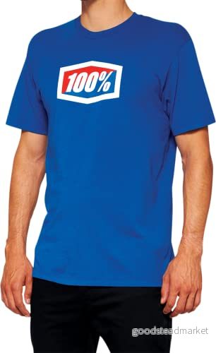 100% CASUAL Unisex, officiell kortärmad t shirt, L, Kunglig, L 196261007466