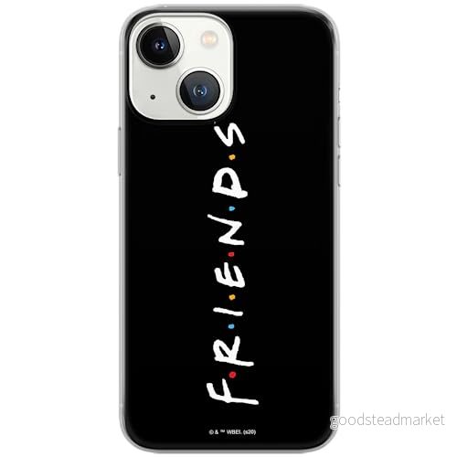 ERT GROUP mobiltelefonfodral för Iphone 13 MINI originalt och officiellt licensierat Friends mönster 003 Vit optimalt anpassad till formen på mobiltelefonen, fodral tillverkad av TPU plast 5903932846553