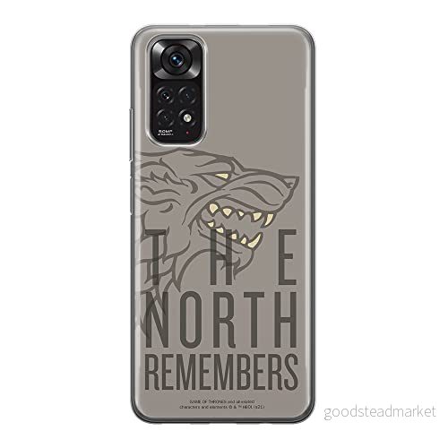 ERT GROUP mobiltelefonfodral för Xiaomi REDMI NOTE 11S 4G / 11 originalt och officiellt licensierat Game of Thrones mönster 013, fodral tillverkad av TPU plast 5905511564094