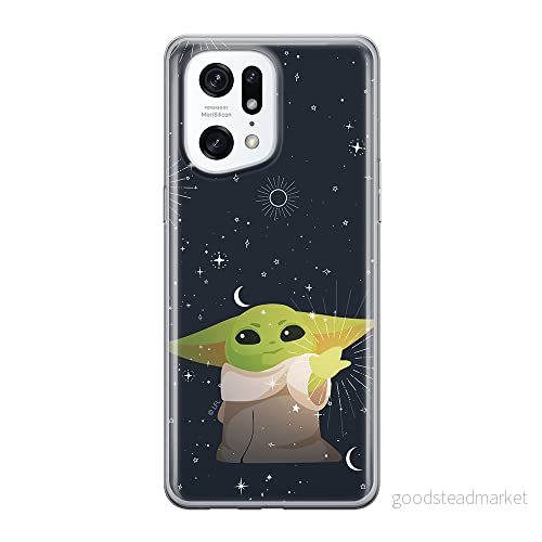 ERT GROUP mobiltelefonfodral för Oppo FIND X5 PRO originalt och officiellt licensierat Star Wars mönster Baby Yoda 024 optimalt anpassad till formen på mobiltelefonen, fodral tillverkad av TPU plast 5905511409623