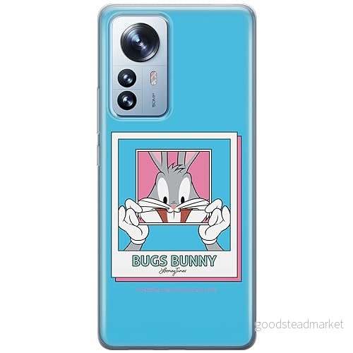 ERT GROUP mobiltelefonfodral för Xiaomi 12 / 12X originalt och officiellt licensierat Looney Tunes mönster Bugs 024 optimalt anpassad till formen på mobiltelefonen, fodral tillverkad av TPU plast 5905795090746