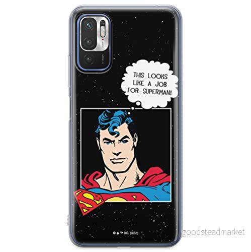 ERT GROUP mobiltelefonfodral för Xiaomi REDMI NOTE 10 5G / POCO M3 PRO originalt och officiellt licensierat DC mönster Superman 037, fodral tillverkad av TPU plast 5905131572462