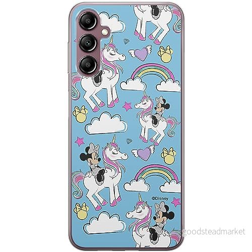 ERT GROUP mobiltelefonfodral för Samsung A14 4G/5G originalt och officiellt licensierat Disney mönster Minnie 037 optimalt anpassad till formen på mobiltelefonen, fodral tillverkad av TPU plast 5905511821012