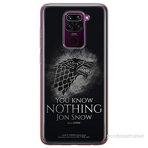 ERT GROUP mobiltelefonfodral för Xiaomi REDMI NOTE 9 originalt och officiellt licensierat Game od Thrones mönster of 020, fodral tillverkad av TPU plast 5903932694338