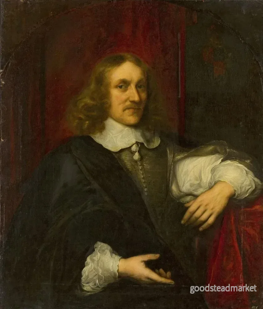 Målning Portrait av en man (Konflikt av fall) - Anonym - Bild 2