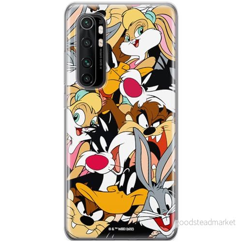ERT GROUP mobiltelefonfodral för Xiaomi MI NOTE 10 Lite originalt och officiellt licensierat Looney Tunes mönster 022 optimalt anpassad till formen på mobiltelefonen, fodral tillverkad av TPU plast 5905511684112