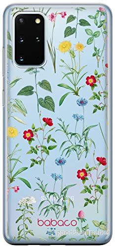 ERT GROUP mobiltelefonfodral för Samsung S20 PLUS / S11 originalt och officiellt licensierat Babaco mönster Flowers 042 optimalt anpassad till formen på mobiltelefonen, gedeeltelijk transparant 5905131317162