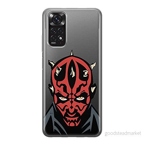 ERT GROUP mobiltelefonfodral för Xiaomi REDMI NOTE 11S 4G / 11 originalt och officiellt licensierat Star Wars mönster Darth Maul 004, gedeeltelijk transparant 5905511562038
