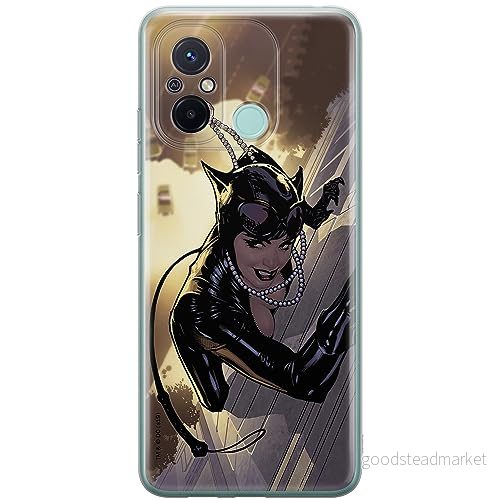 ERT GROUP mobiltelefonfodral för Xiaomi REDMI 12C/ 11A originalt och officiellt licensierat DC mönster Catwoman 006 anpassad till formen på mobiltelefonen, fodral tillverkad av TPU plast 5905511854294