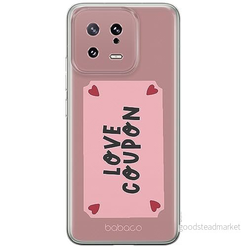 ERT GROUP mobiltelefonfodral för Xiaomi 13 originalt och officiellt licensierat Babaco mönster Love Coupon 001 optimalt anpassad till formen på mobiltelefonen, fodral tillverkad av TPU plast 5905511903909