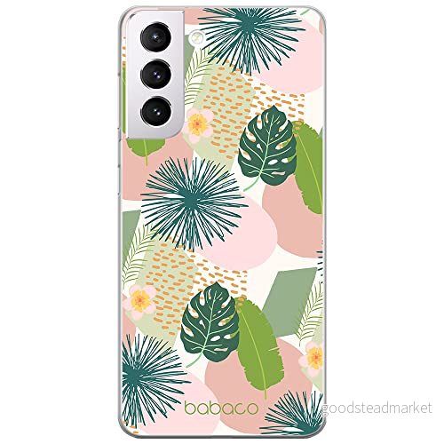 ERT GROUP mobiltelefonfodral för Samsung S21 originalt och officiellt licensierat Babaco mönster Plants 012 optimalt anpassad till formen på mobiltelefonen, fodral tillverkad av TPU plast 5903932580181