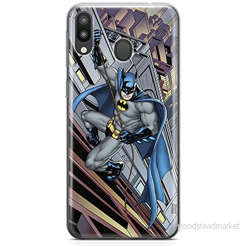 ERT GROUP mobiltelefonfodral för Samsung M20 originalt och officiellt licensierat DC mönster Batman 006 optimalt anpassad till formen på mobiltelefonen, fodral tillverkad av TPU plast 5902980326420