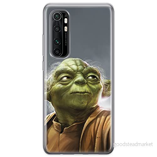 ERT GROUP mobiltelefonfodral för Xiaomi MI NOTE 10 Lite originalt och officiellt licensierat Star Wars mönster Yoda 006 optimalt anpassad till formen på mobiltelefonen, fodral tillverkad av TPU plast 5904805593475