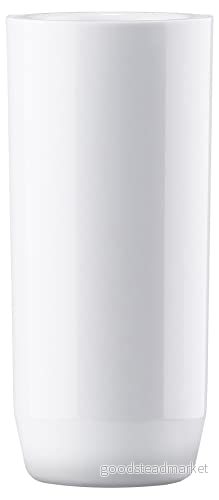 Zone Denmark Suii tandborstmugg, tandborsthållare, tandborstmugg för badrummet, diameter 6,3 cm, höjd 14 vit 5722003321634