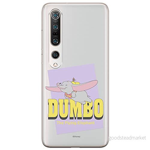 ERT GROUP mobiltelefonfodral för Xiaomi MI 10 / PRO originalt och officiellt licensierat Disney mönster Dumbo 005 optimalt anpassad till formen på mobiltelefonen, gedeeltelijk transparant 5903537166964