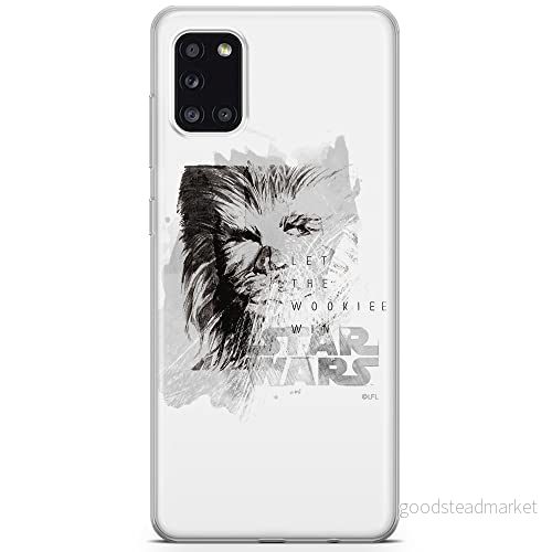 ERT GROUP mobiltelefonfodral för Samsung A31 originalt och officiellt licensierat Star Wars mönster Chewbacca 004 optimalt anpassad till formen på mobiltelefonen, fodral tillverkad av TPU plast 5903040217559