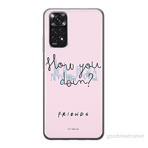 ERT GROUP mobiltelefonfodral för Xiaomi REDMI NOTE 11S 4G / 11 originalt och officiellt licensierat Friends mönster 008, fodral tillverkad av TPU plast 5905511561864