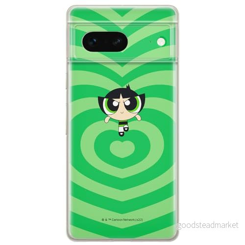 ERT GROUP mobiltelefonfodral för Google PIXEL 7 originalt och officiellt licensierat The Powerpuff Girls mönster 005 optimalt anpassad till formen på mobiltelefonen, fodral tillverkad av TPU plast 5905795154011