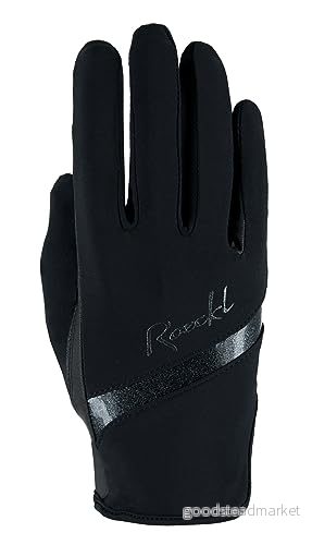 Roeckl Sport ridhandske Lorraine, dam sommarhandske, svart 8 4044791695294