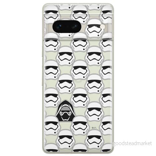 ERT GROUP mobiltelefonfodral för Google PIXEL 7 originalt och officiellt licensierat Star Wars mönster 020 optimalt anpassad till formen på mobiltelefonen, gedeeltelijk transparant 5905795144777
