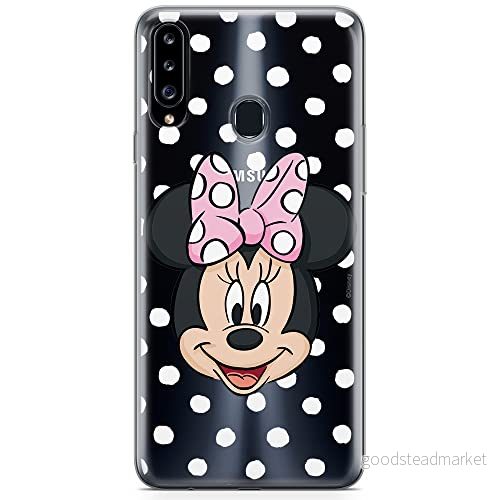 ERT GROUP mobiltelefonfodral för Samsung A20S originalt och officiellt licensierat Disney mönster Minnie 057 optimalt anpassad till formen på mobiltelefonen, gedeeltelijk transparant 5904805436406